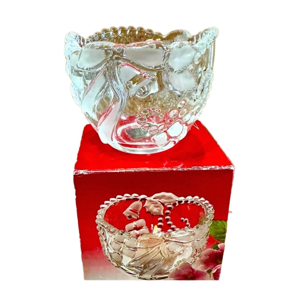 Mikasa candle holder. Candy bowl